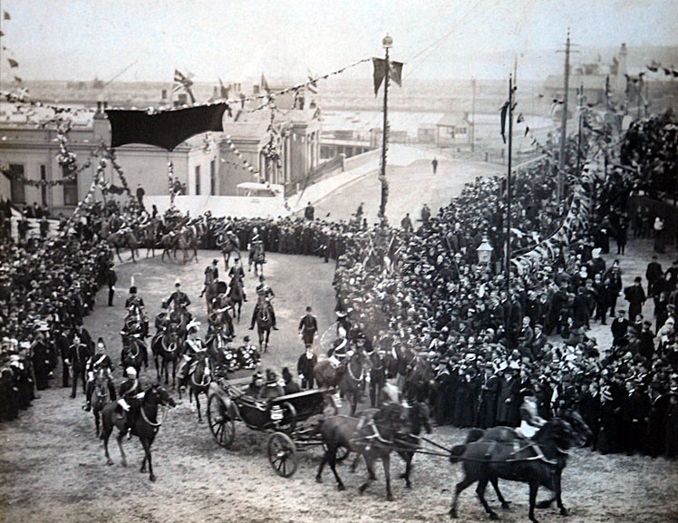 Arrival of Queen Victoria