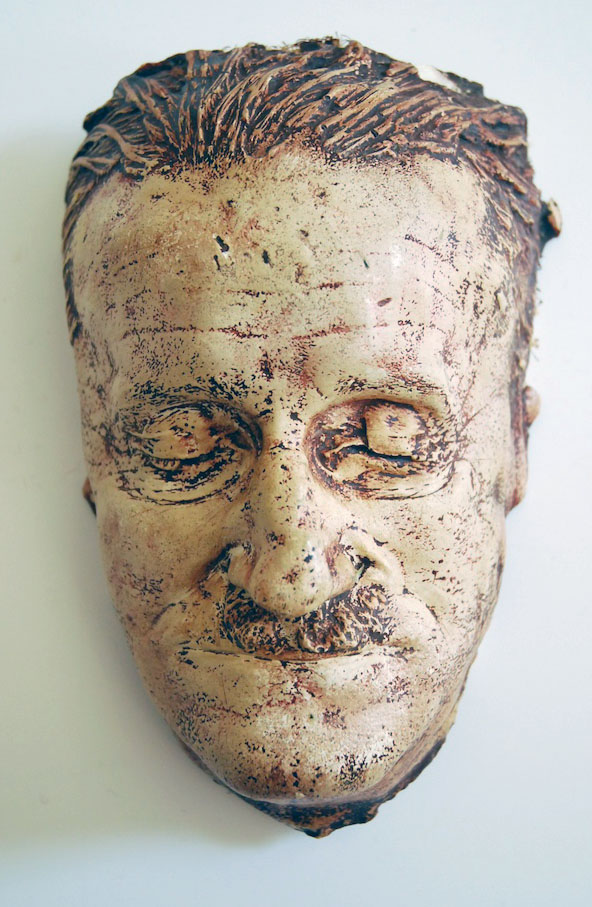 James Joyce's death mask, 1941 James Joyce death mask