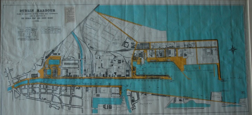 Map of Dublin Harbour