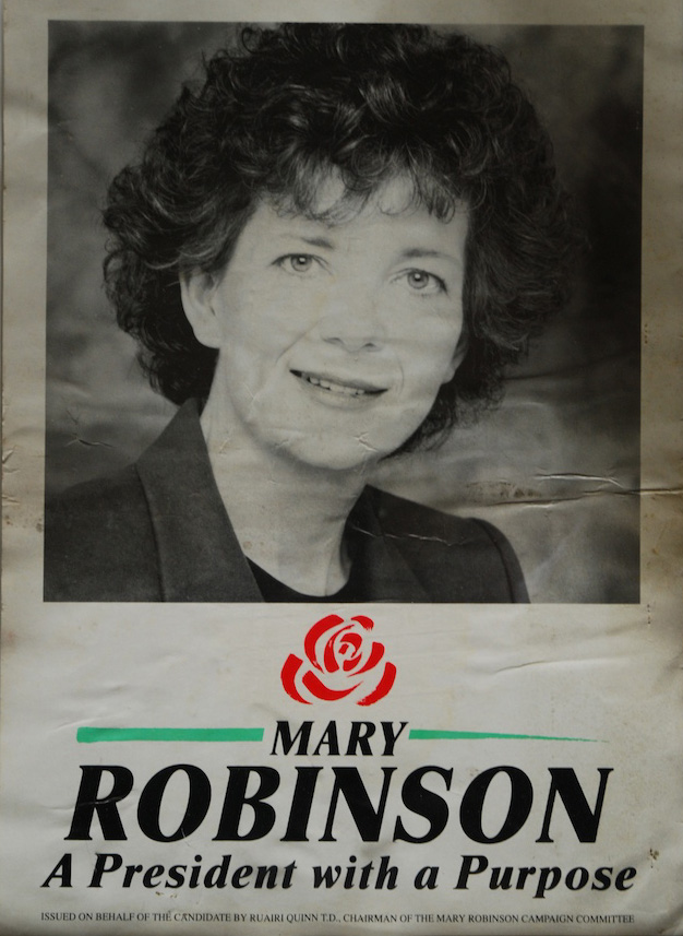 Mary Robinson election poster