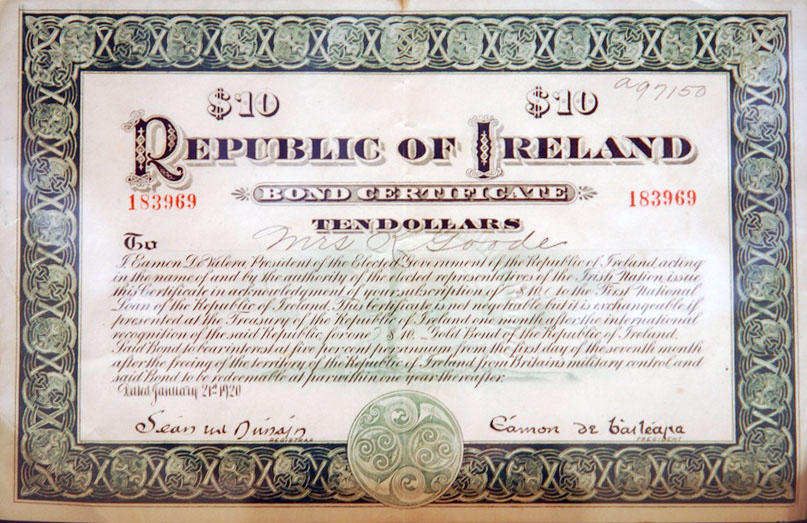 Republic of Ireland Bond, 1920 Republic of Ireland bond