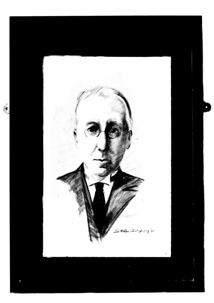 Brendan Bracken Pencil Sketch by Sean Dixon, 1941