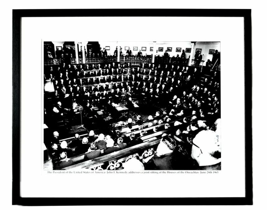 JFK addresses The Dail
